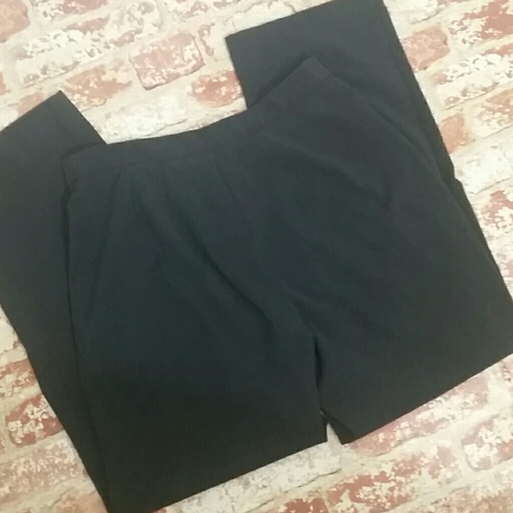 Pantology pants black stretch straight leg - Picture 4 of 6